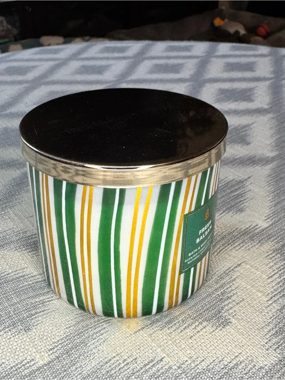 BRAND NEW- Bath & Body Works 3-wick candle in the Fresh Balsam
